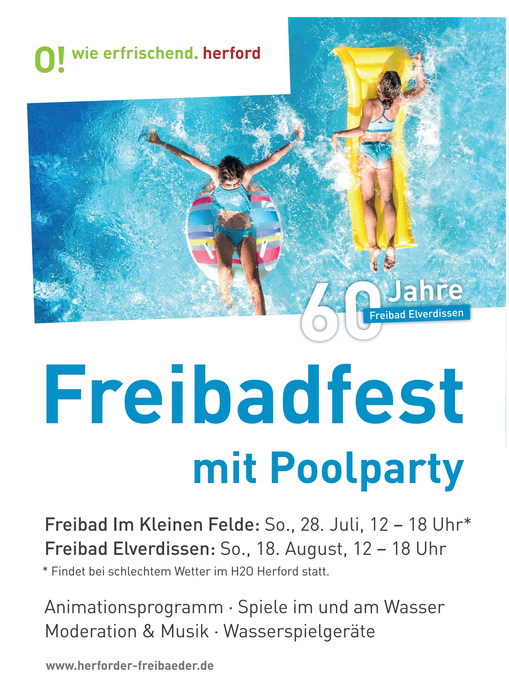 Freibadfest Plakat